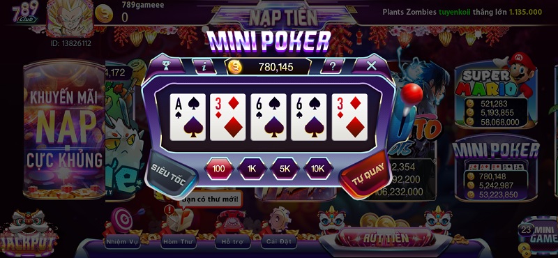 Mini Poker tại 789 Club