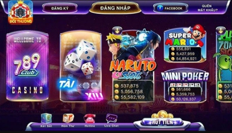 Giao diện game 789 Club